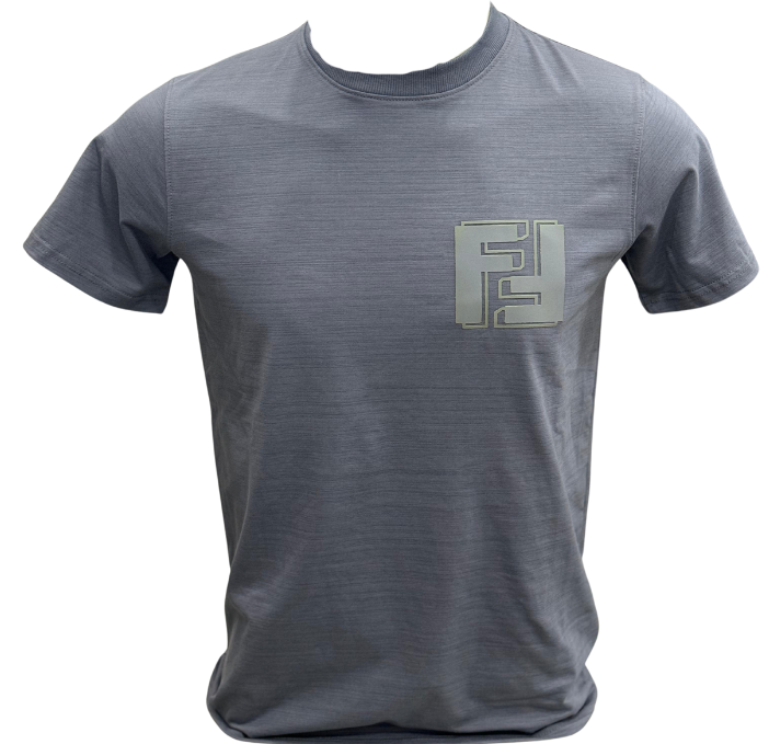 FF Round Neck Crayon Grey T-shirt